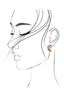 Double Pearl Hoop Earrings
