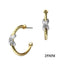 Gold Wired Hoop Earring