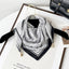 Magnetic Print Triangle Scarf for  Spring Style_CWASC02917