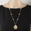 Shell And Starfish Station Chain Necklace