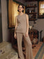 Metallic Knit Pants