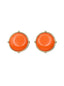 Orange Stone Studs