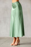 Satin Soiree Midi Skirt