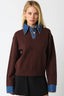 Triana Layered Collar Knit Sweater