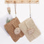 Faux Straw Multi Shell Front Flap Clutch