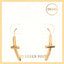 Gold Fishhook Loop Earring