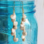 Umbonium Shell Earrings Mother of Pearl