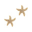 Gold Starfish Studs