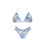 Ruched Triangle Bikini Set