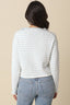 Elina Striped Collar Knit Top