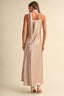 Scarf Set Sleeveless Midi Dress