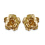 White Rose Flower Earrings
