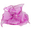 Dressy Big Floppy Organza Bow Medium Brim Hat