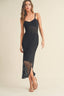 D3519   NET PATTERN ON BOTTOM KNITTED DRESS