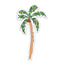 4" Palm Tree Vinyl Sticker