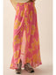 Blue Skies & Blossoms Maxi Skirt