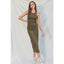 Ribbed Midi Dress