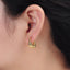 24K Gold Filled Square Latch Earrings