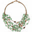 Chunky Green Beaded Necklace