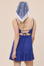 Sapphire Sweetheart Mini Dress