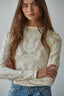 Ivory Bloom Lace Top