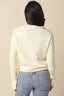 Elina Striped Collar Knit Top