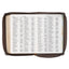 Dusty Taupe Floral KJV Large Print Compact Bible