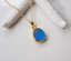 Sea Stamped Petite Sea Glass Necklace
