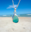SS Petite Sea Glass Pendant Necklace