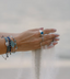 SS Sea Glass Adjustable Bracelet