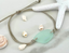 SS Sea Glass Adjustable Bracelet