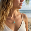 SS Dainty Sea Glass Necklace