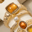 Assorted Twelve Piece Stone Ring Set