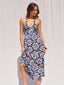 Blue Bloom Maxi Dress