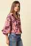 Jennie Floral Balloon Sleeve Shirt