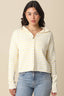 Elina Striped Collar Knit Top