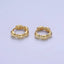 14K Gold Filled Bubble Huggie Earrings