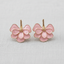 Ginkgo Leaf Double Layer Stud Earrings