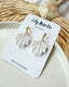 Neutral Shells Clay Earrings