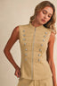 Taupe Napoleon Vest Set