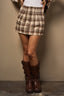 Pretty In Plaid Mini Skirt