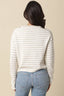 Elina Striped Collar Knit Top