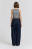 Grey Melange Binding Tank Top