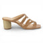 Bruno Menegatti Leather Slide Mules Sandals - Coconut 59010