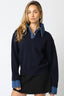 Triana Layered Collar Knit Sweater