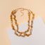 Freeform Resin Stone Bead Necklace
