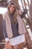FAUX FUR VEST