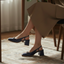 Beth Leather Slingback Pump Navy 60704