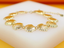 18K Gold Filled Beach Sea Shells Charm Bracelet