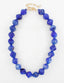 Blue Acrylic Stone Chunky Beaded Necklace